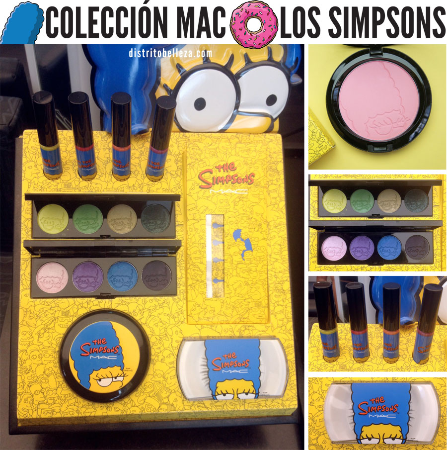 Colección MAC Los simpsons distrito belleza