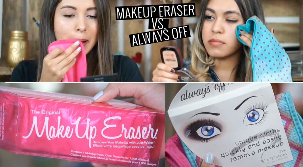 toallita Makeup Eraser vs Alway off distrito belleza