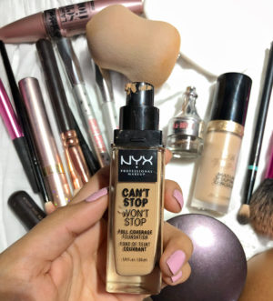 base maquillaje nyx cant stop wont stop distrito belleza